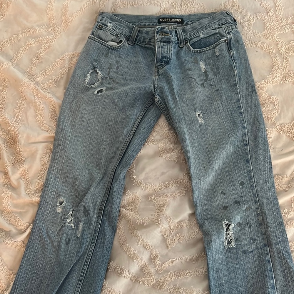 Distressed Guess jeans